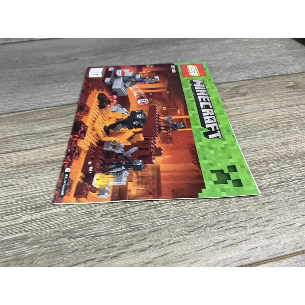 LEGO Minecraft 21126 The Wither Instruction Manual‎ Book 1 2016 Illustrated Set
